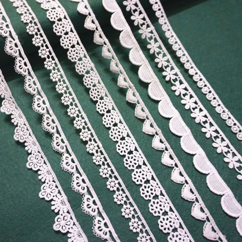 Milk silk lace (water soluble embroidery lace)